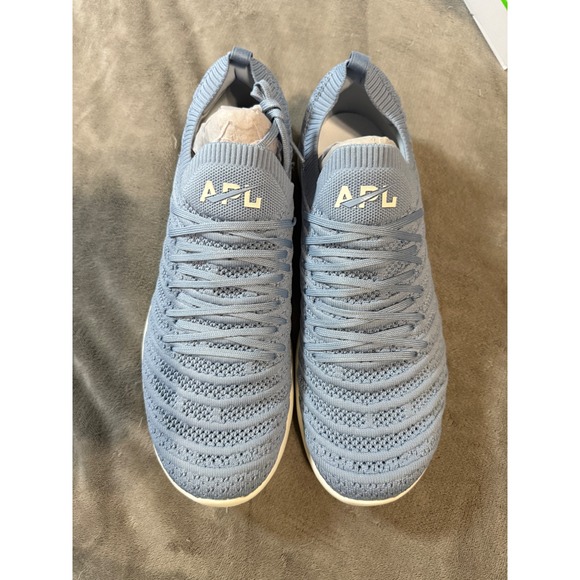 NEW APL TECHLOOM Men Sneakers Size 10.5 WAVE‎ Athletic FORGED BLUE/IVORY Comfort - Picture 3 of 7